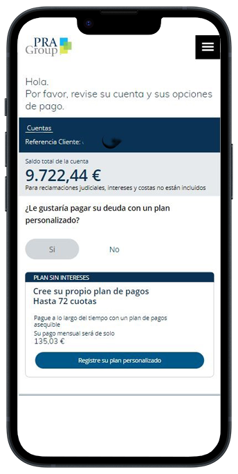 Paso 2 Haz clic en “Registre su plan personalizado”